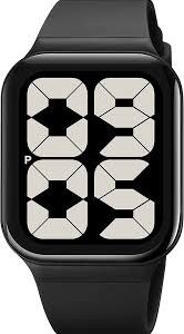 Reloj Digital Rectangular Resistente al Agua para Todos