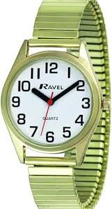 Ravel - Elegante Reloj de Pulsera de Acero Inoxidable para Mujer