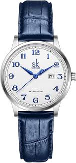 Reloj Clásico SHENGKE SK para Mujer con Correa de Acero